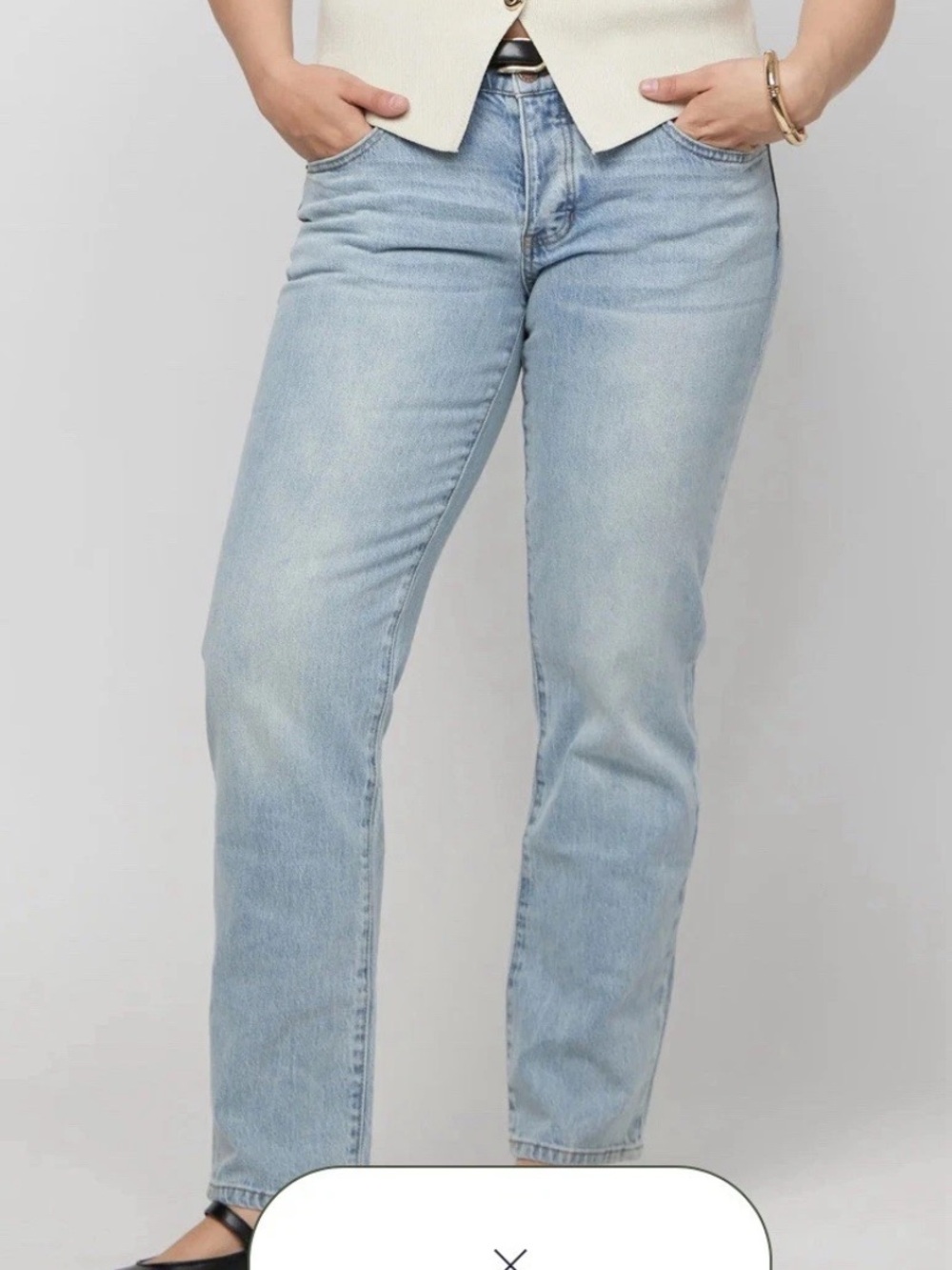 Oliver Logan Chester Low Rise Blue Denim Jeans Button Fly Womens 30